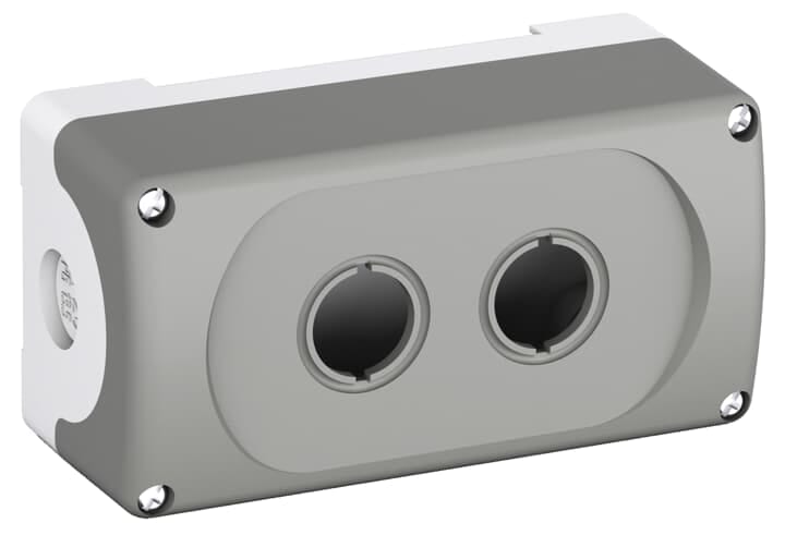 ABB SPA ABBEO 557 2 MEP2-0 CUSTODIA GRIGIO SCURO/GRIGIO 2F.