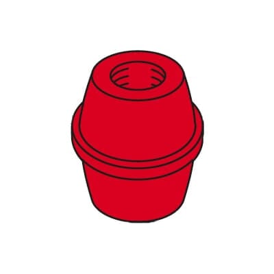 ABB SPA - ABBEV1124 N.25 ISOLATORI M6X50 X BARRE 20-25-50X5