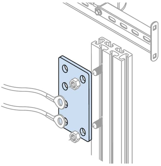 ABB SPA ABBAD1077 N.4 GIUNTI DI DERIVAZIONE 400A IN RAME