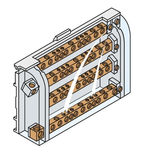 ABB SPA ABBAD1027 MORSETTIERA MODULARE 160A