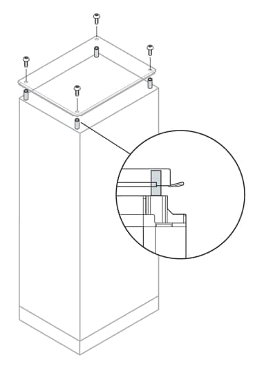 ABB SPA ABBAE1015 KIT AERAZIONE TETTO (IP20)