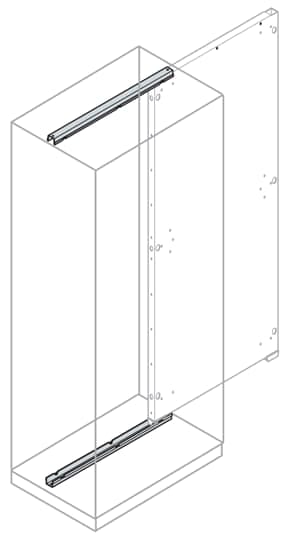 ABB SPA - ABBEA1000 BINARIO INSERIM.LATERALE PIASTRA L=1000M