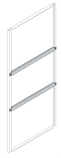 ABB SPA - ABBEA8003 N.2 PROFILI ORIZ. RINF. PIASTRA L=800MM