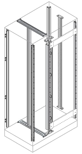 ABB SPA ABBEM1803 MONTANTE INTERMEDIO VC A CELLE H=1800MM