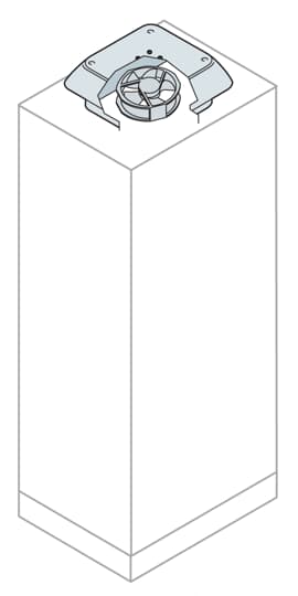 ABB SPA - ABBEN0485K CAP.VENT.PLAST.230V-324X324X94LXLXP-IP54