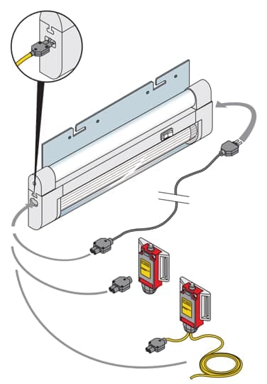 ABB SPA - ABBEV1001 LAMPADA A LED 3,6W 24V AC/DC L 342 MM