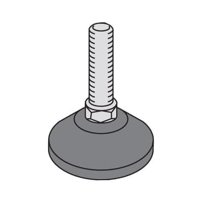 ABB SPA - ABBEV1004 N. 4 PIEDINI DI LIVELLAMENTO M12