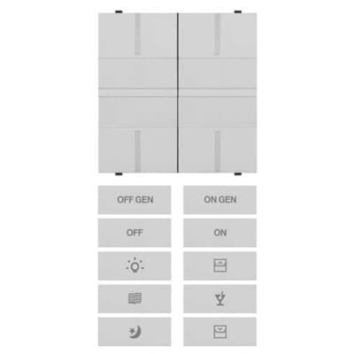ABB SPA - ABB2CSYE1106C ATTUATORE 2 REL? 8A 2 COMANDI