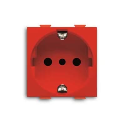 ABB SPA ABB2CSK1114CH PRESA UNEL 2P+T, 16A, P30, ROSSA
