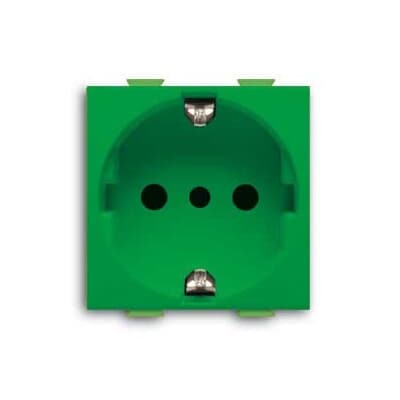 ABB SPA ABB2CSK1115CH PRESA UNEL 2P+T, 16A, P30, VERDE