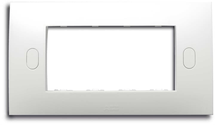 ABB SPA ABB2CSK1641CH PLACCA AUTOPORT. 4 POSTI BIANCO RAL9016