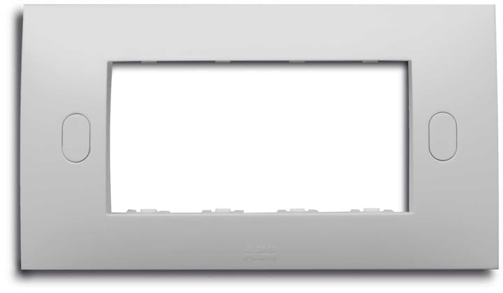 ABB SPA - ABB2CSK1642CH PLACCA AUTOPORT. 4 POSTI GRIGIO RAL7035