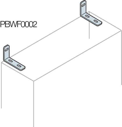 ABB SPA ABBPBWF0002 N.2 STAFFE PER FISSAGGIO A PARETE