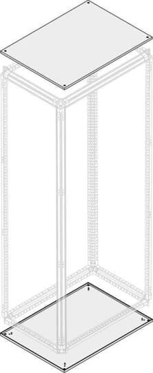 ABB SPA - ABBPTBB1070 TETTO/FONDO CIECO IP40 L=1000MM P=700MM