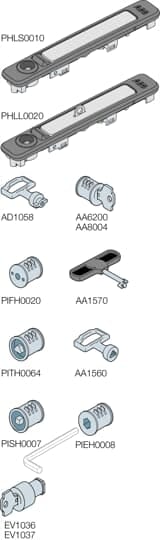 ABB SPA ABBPHLS0010 MANIGLIA STANDARD A LEVA