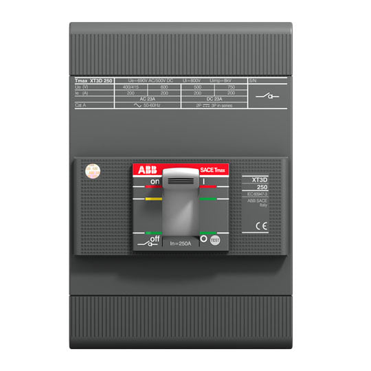 ABB SPA ABBXT3D2503 XT3D 250 3P F F