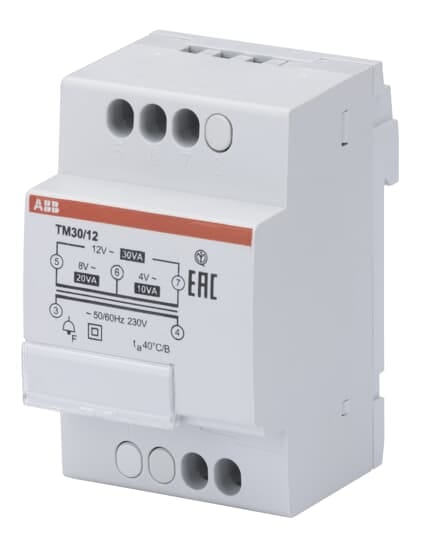 ABB SPA ABBTM3012 TM30 4-8-12V TRASFORMATORE 30VA