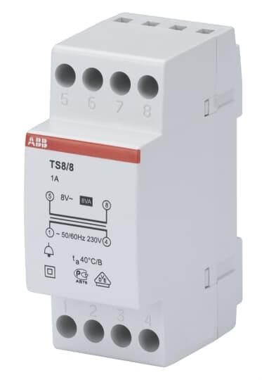 ABB SPA ABBTS88 TS8 230/8V TRASFORMATORE 8VA 8V