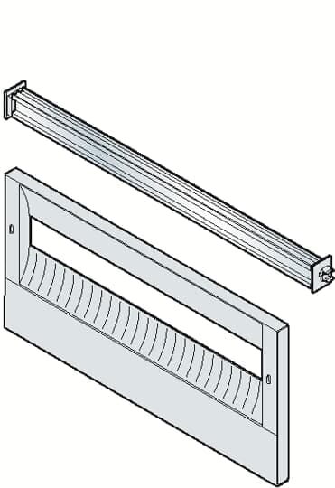 ABB SPA ABB1SL0313A00 PANNELLO FORATO H225 CON DIN-TAGLIA 2-3