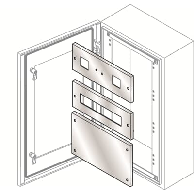 ABB SPA - ABBPC1806X PANNELLO CIECO 185X800 HXL-INOX