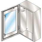 ABB SPA - ABBSRN7525VX CASSA+PORTA TRASPARENTE 700X500X250-INOX