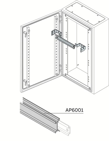 ABB SPA ABBGD8006 KIT GUIDA DIN L=800MM
