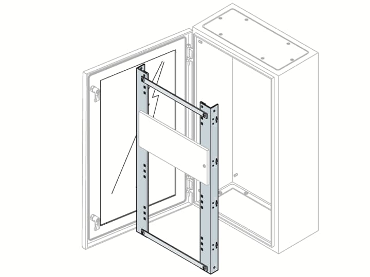 ABB SPA - ABBKD1260K SUPP.MONT.PAN.DIN 1200X600MM (HXL)