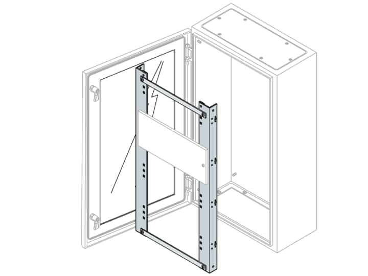 ABB SPA - ABBKD8060K SUPP.MONT.PAN.DIN 800X600MM (HXL)