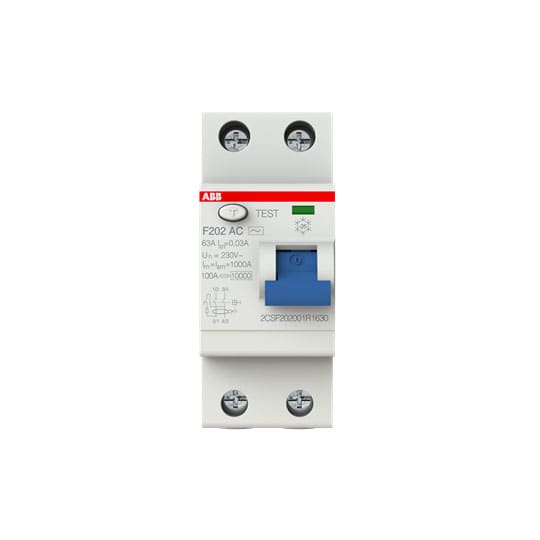 ABB SPA ABBF427802 F202 AC 63A 30MA INTERR.DIFFERENZ. PURO