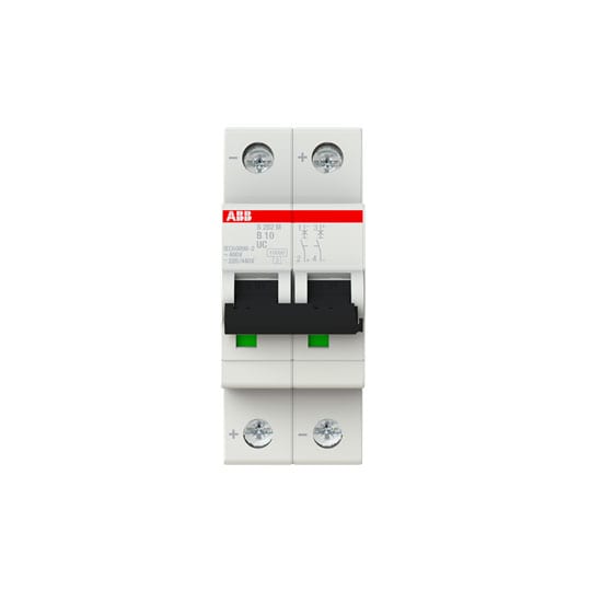 ABB SPA ABBS202MB10UC S202MUC B 10 INTERRUTTORE AUTOM CA-CC 2