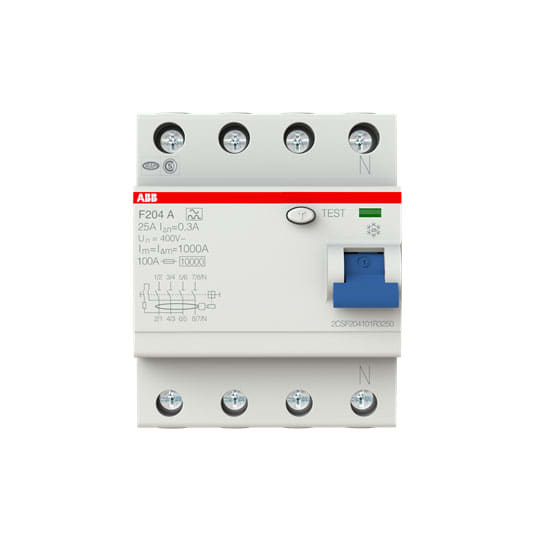 ABB SPA ABBF427837 F204 A 25A 300MA INTERR.DIFFERENZ. PURO