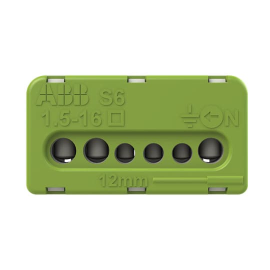 ABB SPA ABB1SPE007715F0741 MORSETTO VITE VERDE 3X10+3X16MMQ