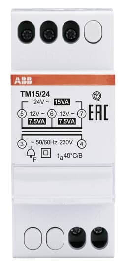 ABB SPA ABBTM1524 TM15 12-24V TRASFORMATORE 15VA