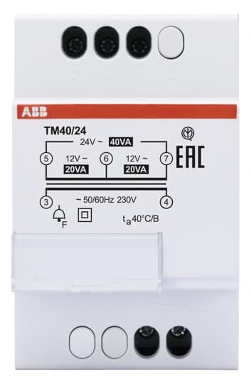 ABB SPA ABBTM4024 TM40 12-24V TRASFORMATORE 40VA