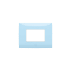 ABB SPA - ABB2CSK0314CH PLACCA 3 MODULI, AZZURRO PASTELLO