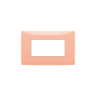 ABB SPA - ABB2CSK0412CH PLACCA 4 MODULI, ARANCIONE PASTELLO