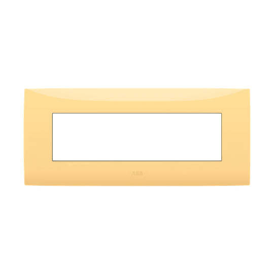 ABB SPA ABB2CSK0711CH PLACCA 7 MODULI, GIALLO PASTELLO