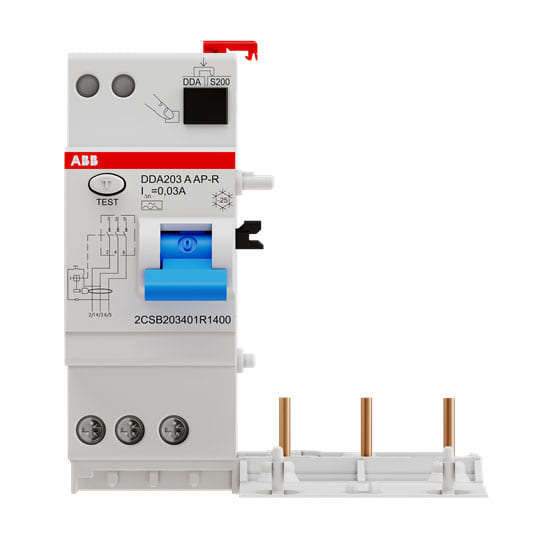 ABB SPA ABBB428111 DDA203 A AP-R 40A 30MA BLOCCO DIFF. 3P