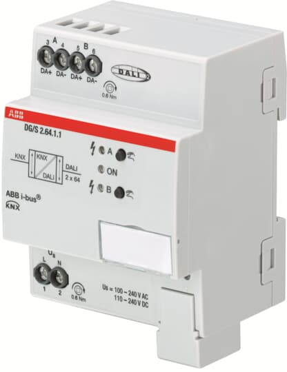 ABB SPA - ABBKNXH0084 DG/S 2.64.1.1 DALI GATEWAY 2 CANALI