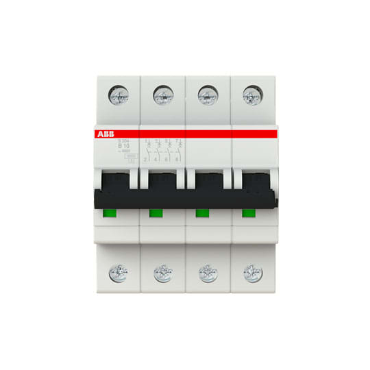 ABB SPA - ABBS528962 S204 B10 INTERRUTTORE AUTOMATICO 6KA 4P