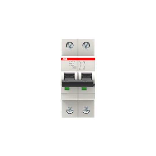 ABB SPA ABBS600866 S202M D63 INTERRUTTORE AUTOMATICO 10KA 2