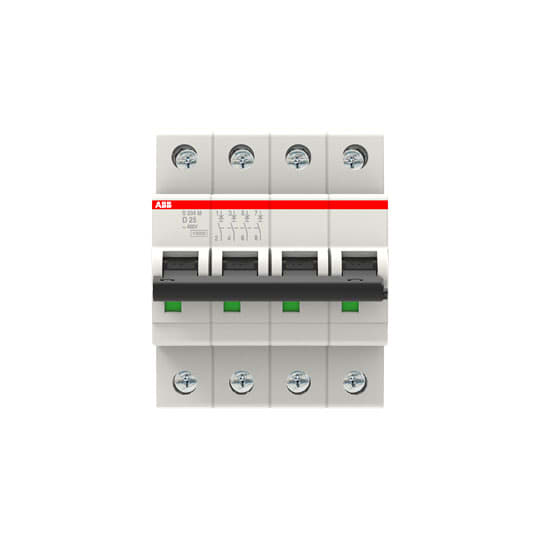 ABB SPA ABBS601818 S204M D25 INTERRUTTORE AUTOMATICO 10KA 4