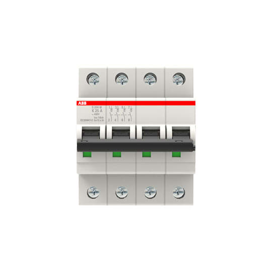 ABB SPA ABBS602020 S204M K25 INTERRUTTORE AUTOMATICO 10KA 4