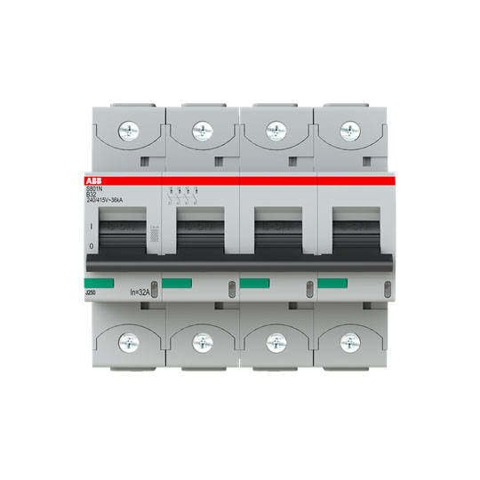 ABB SPA ABBS120421 S804N-B32 INTERRUTTORE AUTOMATICO 36KA 4