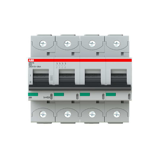 ABB SPA ABBS120422 S804N-B40 INTERRUTTORE AUTOMATICO 36KA 4
