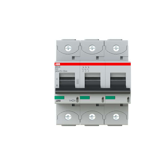 ABB SPA ABBS120123 S803S-D20 INTERRUTTORE AUTOMATICO 50KA 3