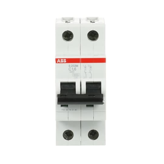 ABB SPA ABBS550215 S202M C 1,6 INTERRUTTORE AUTOMATICO 10KA