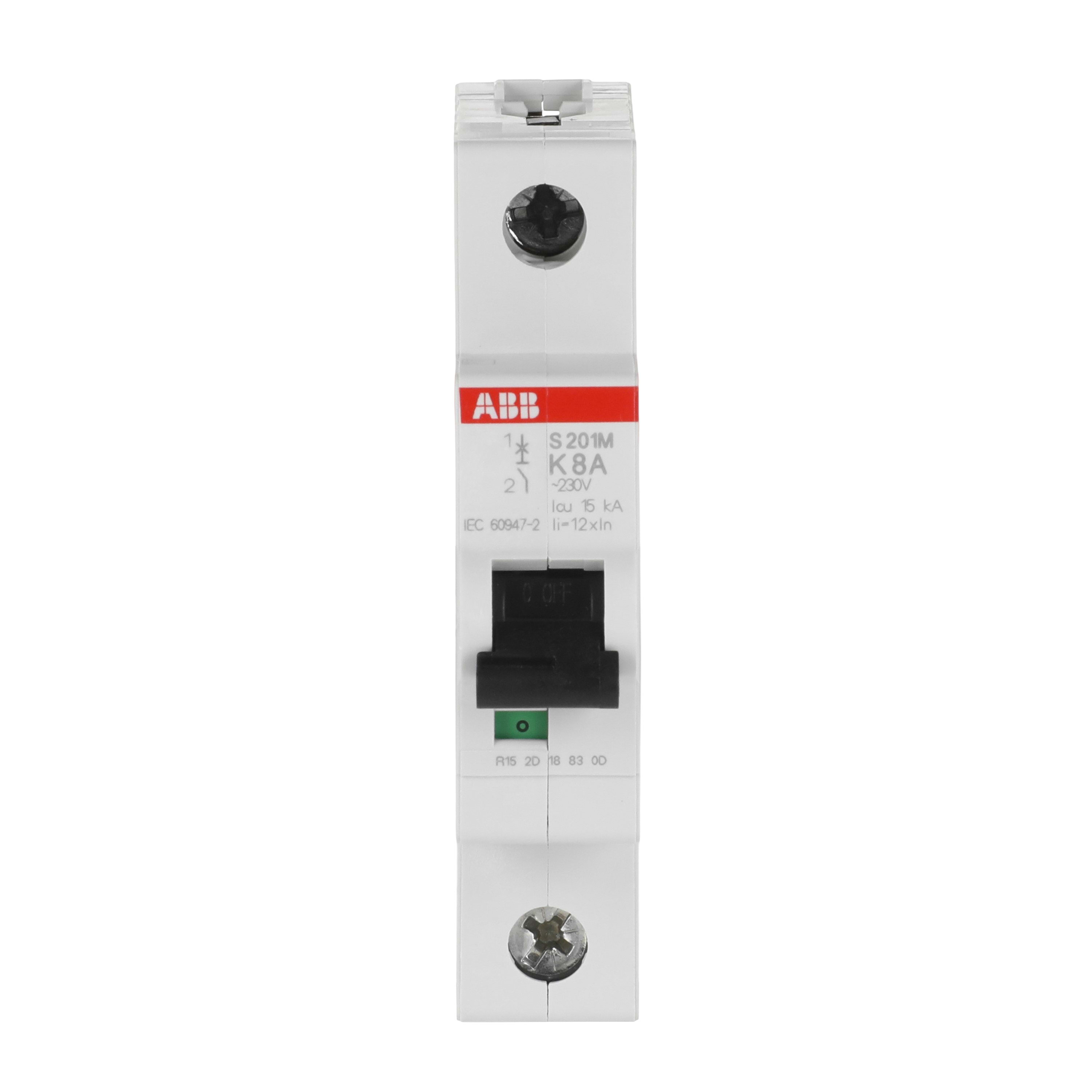 ABB SPA ABBS599627 S201M K 8 INTERRUTTORE AUTOMATICO 10KA 1