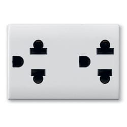 AVE AVE441033TD2/3 DOPPIA PRESA EUROUSA 16A DOMUS 3M