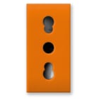 AVE - AVE442006/15TSA PRESA BIPASSO 2P+T ARANCIONE S44 1M